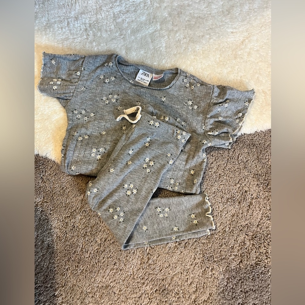 Zara Toddler Ribbed Set